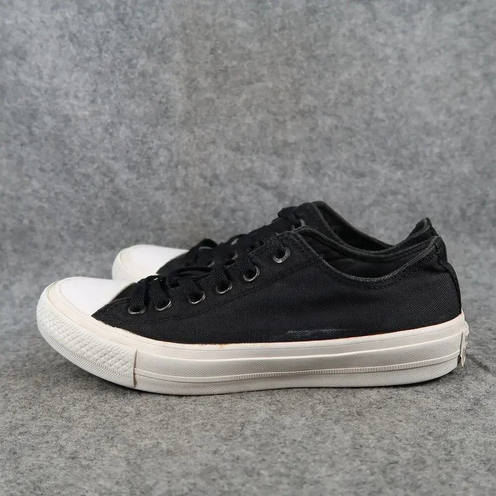 Converse Shoes Kids 6 Sneakers Chuck Taylor II All Star Casual Canvas Black Low